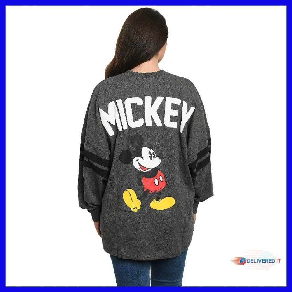 Oversized Long Sleeve Crewneck Jersey Shirt - 100% Cotton - Loose Fit